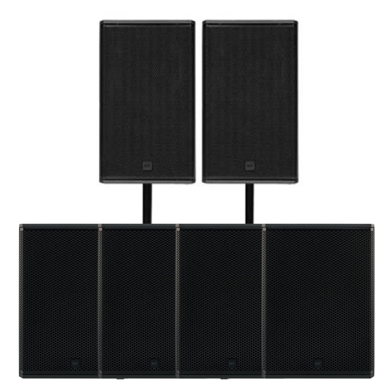 RCF - Profi Musikanlage (Gr. XL) mieten